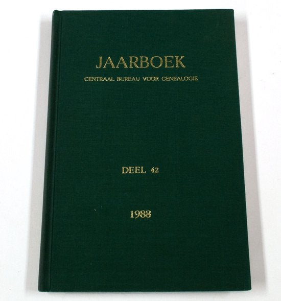 42 Jaarboek centraal bureau voor genealogie
