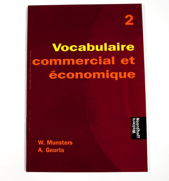 Vocabulaire commercial et economique - W. Munsters