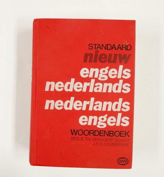 Standaard Nieuw Woordenboek ENG - NED NED - ENG - Verhoeff Schot
