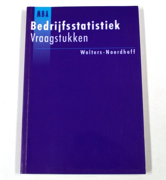 Vraagstukkwn bedrijfsstatistiek - J.J. Groot