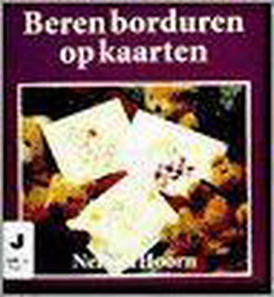 Beren borduren op kaarten - Nel van Hoorn