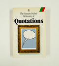 The Concise Oxford Dictionary of Quotations