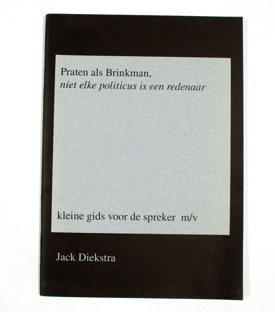 Praten als brinkman - Diekstra