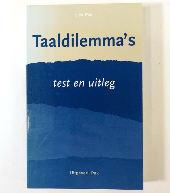 Taaldilemma's - D. Pak