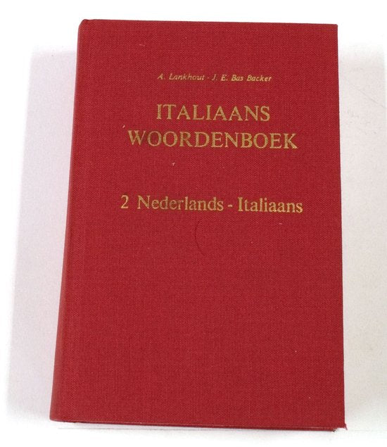 Italiaans woordenboek 2 - Lankhout