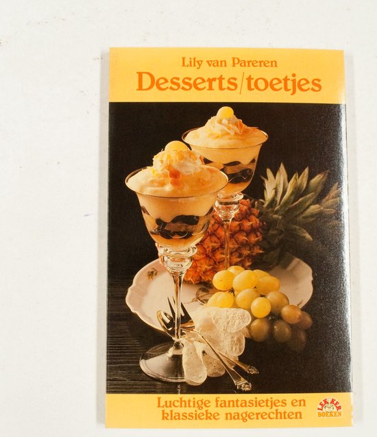 DESSERTS/TOETJES - Pareren