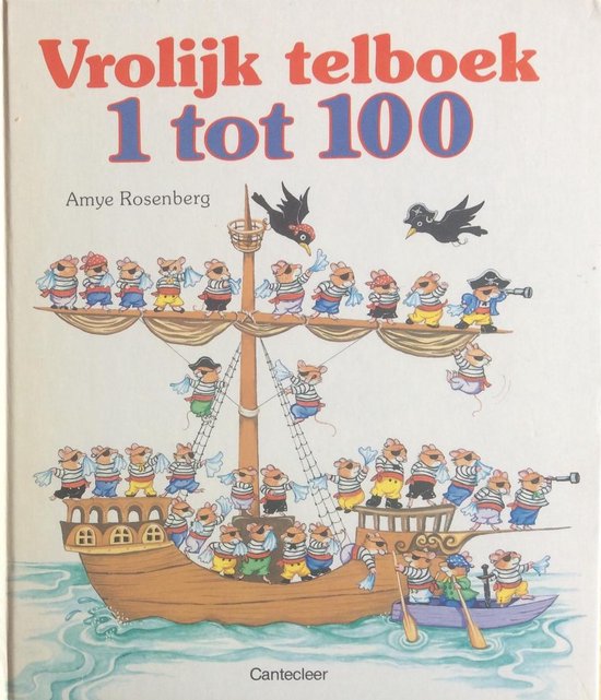 1 tot 100 Vrolijk telboek - Amye Rosenberg
