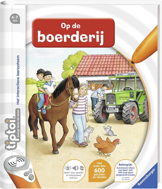 tiptoi Op de boerderij - Interactief leersysteem met audiobestanden - Schrijver