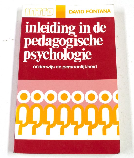 Inleiding in de pedagogische psychologie - David Fontana