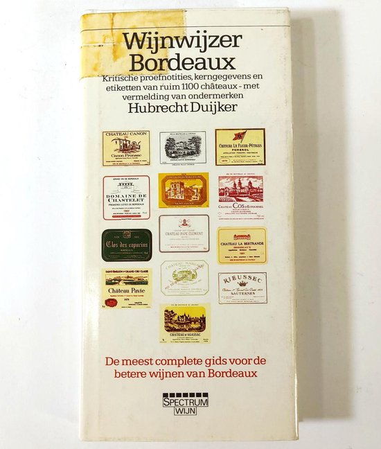Wijnwijzer bordeaux - Hubrecht Duijker
