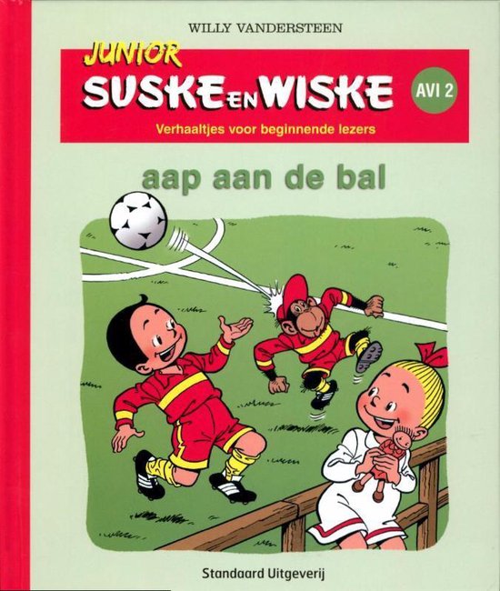 Junior Suske en Wiske - Junior Suske en Wiske Aap aan de bal - Willy Vandersteen, Pieter van Oudheusden