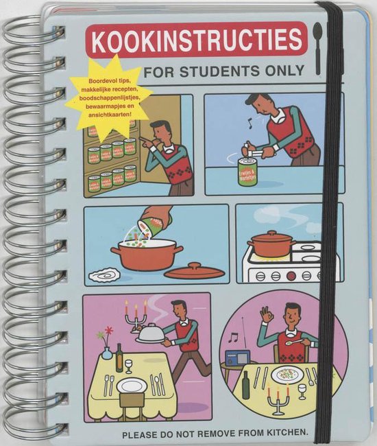 Kookinstructies for Students only - Archief Imagebooks