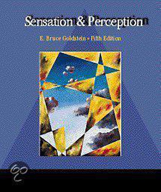 Sensation And Perception - E.Bruce Goldstein, University of Arizona