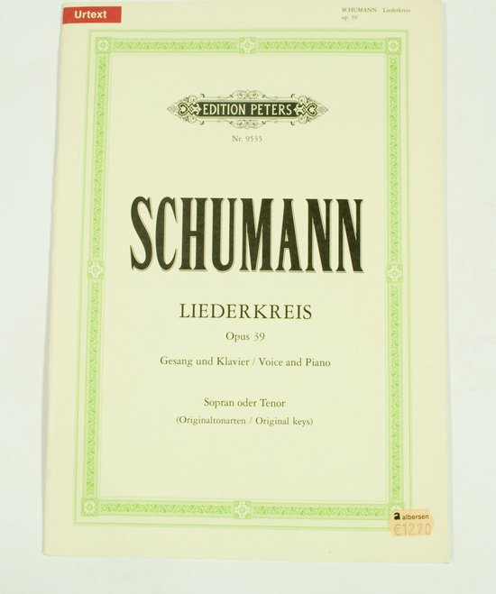 ISBN 9790014077303 boek Muziekonderwijs Paperback - Schumann Robert