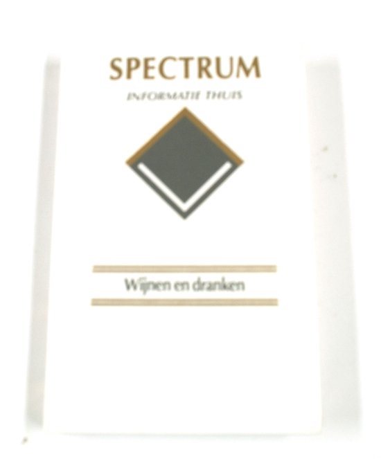 Spectrum informatie thuis wijnen en dranken - PPI UTRECHT