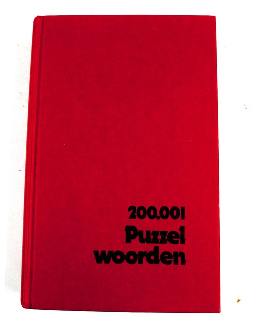 Tweehonderdduizendeen puzzelwoorden - Verschuyl