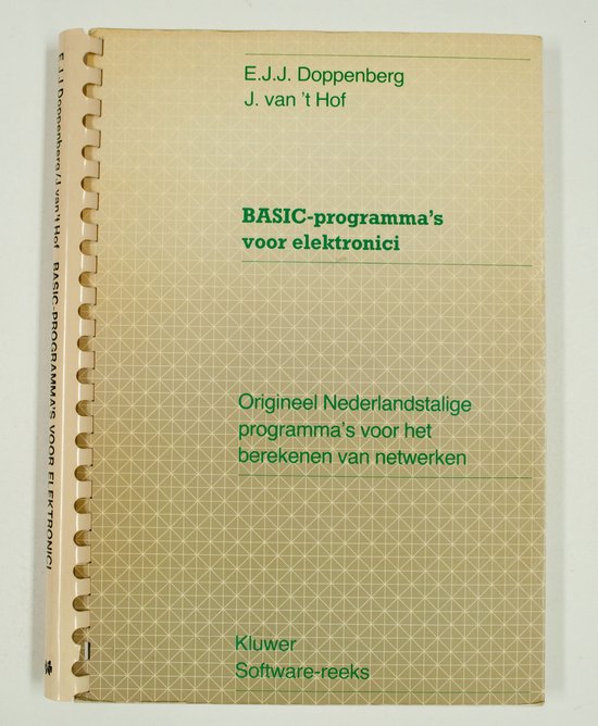 Basic - programma's voor elektronici - Doppenberg, J. van 't Hof