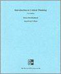 An Introduction To Critical Thinking - Bruce Reichenbach