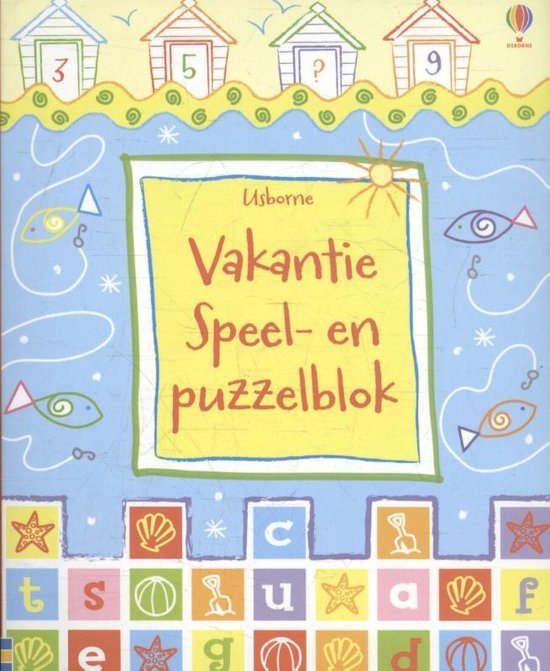 Vakantie speel - en puzzelblok