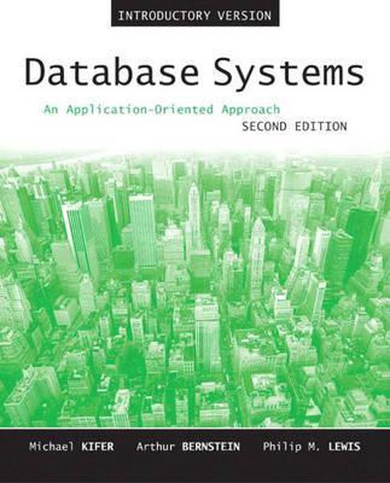 Database Systems - Michael Kifer, Arthur Bernstein
