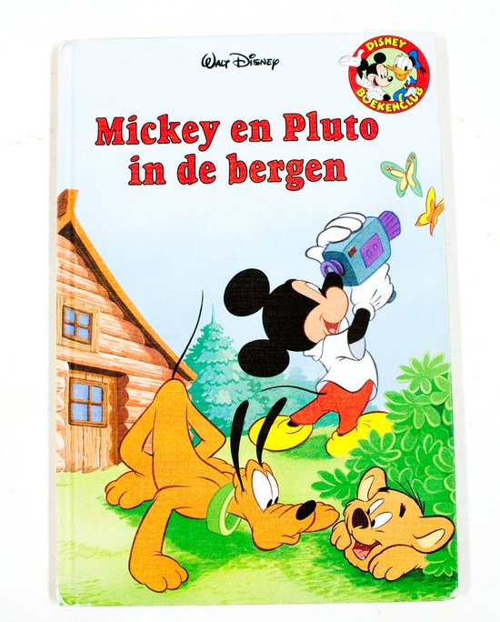 Mickey en pluto in de bergen