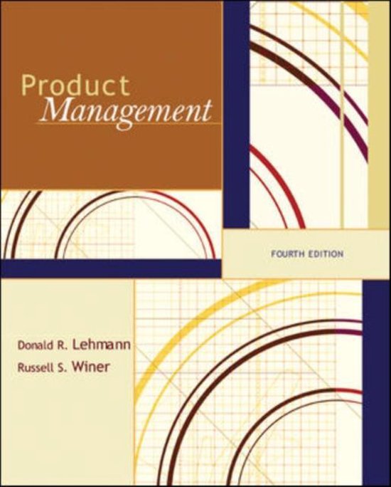 Product Management - Donald Lehmann, Russell Winer