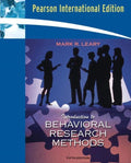 Introduction To Behavioral Research Methods - Mark Leary, Mark R. Leary