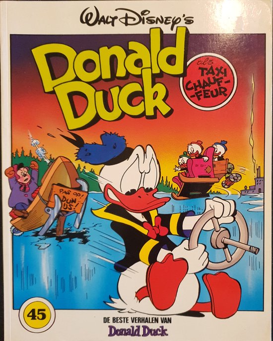 Donald Duck 45 - Als taxichauffeur - Disney