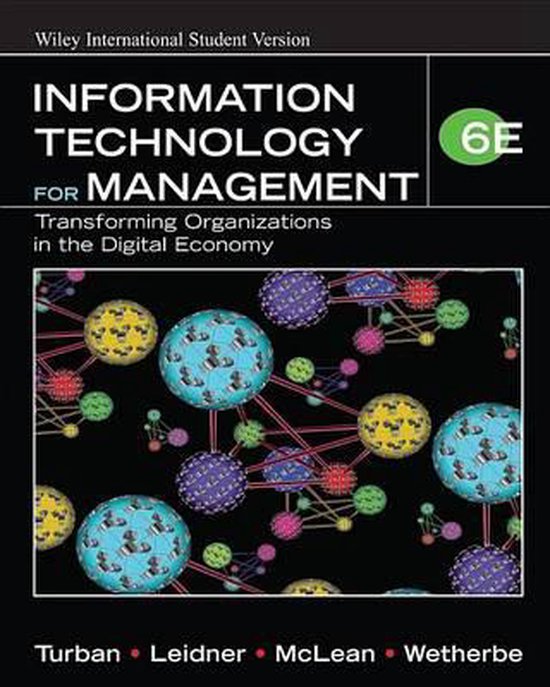 Information Technology For Management - Efraim Turban, Linda Volonino
