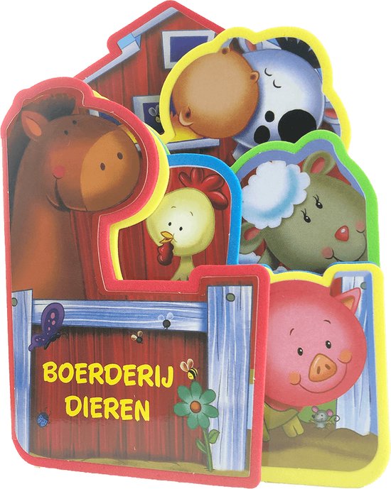 Baby's foamboek - Boerderijdieren - Zacht boekje voor de kleine handjes