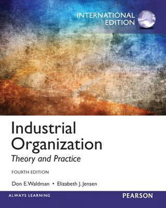 Industrial Organization - Don Waldman, Elizabeth Jensen