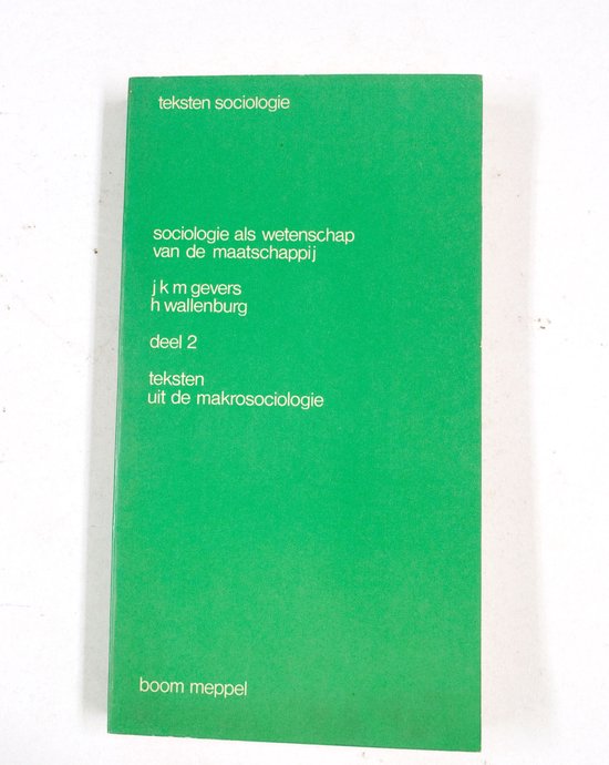 2 Sociologie als wetenschap van de my - Ten Gevers