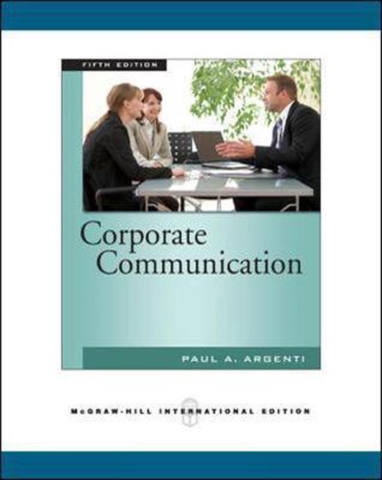 Corporate Communication - Paul A Argenti, Paul Argentini
