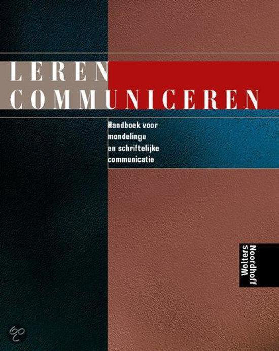 Leren communiceren - Ea Steehoud