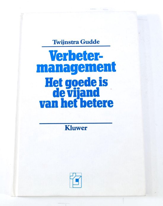 Verbeter - management Twijnstra Gudde ISBN9026711549