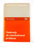 Onderwys als constitutioneel probleem - Akkermans