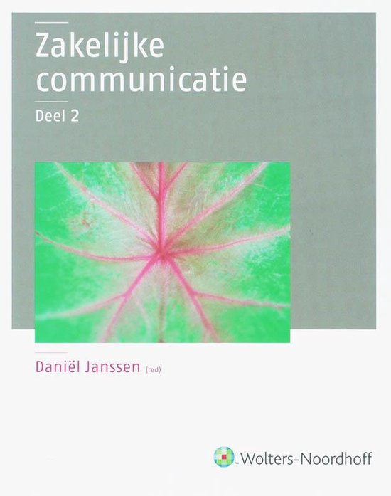 Zakelijke Communicatie 2 - (Red) Janssen