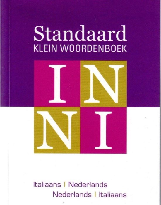 Standaard klein woordenboek Italiaans - Nederlands, Nederlands - Italiaans