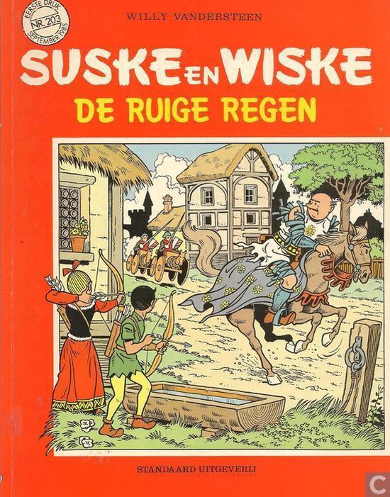 Suske en Wiske no 203 - De ruige regen - 1e druk 1985 - Willy Vandersteen