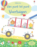 Kinderboeken kleurboek Van punt tot punt voertuigen - Katrina Fearn