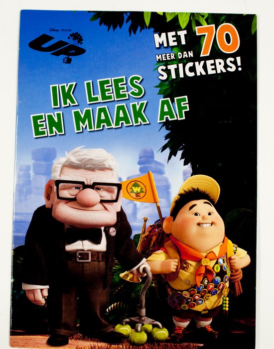 IK LEES EN MAAK AF MET STICKERS - UP