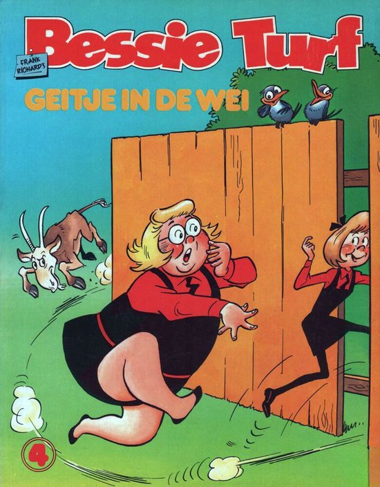 Bessie Turf no 4 - Geitje in de wei - Frank Richards, F. Richards