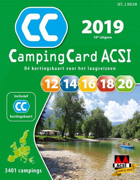 Campinggids - CampingCard set 2019 - Acsi