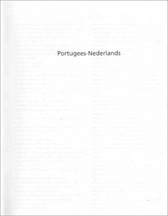 Kramers Woordenboek Portugees - Nederlands, Nederlands - Portugees - Onbekend