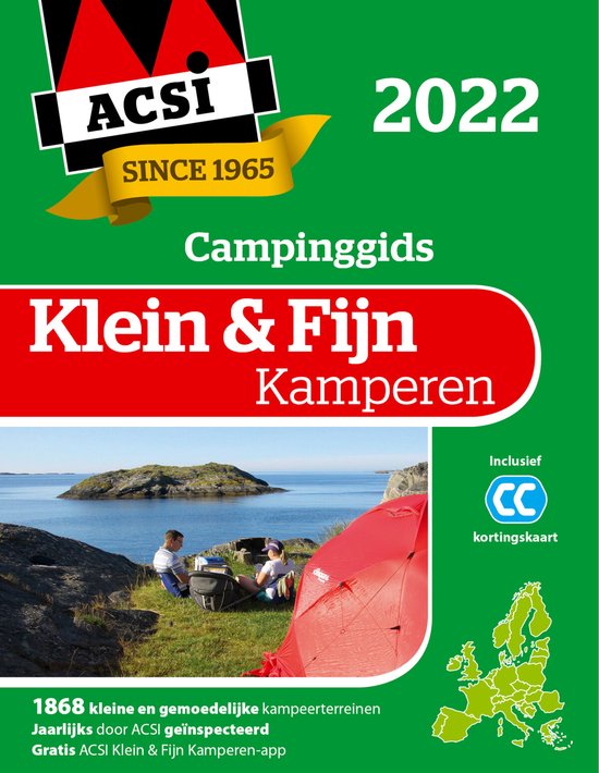 Campinggids - Klein & Fijn Kamperen + app 2022 - Acsi