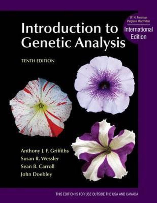 Introduction To Genetic Analysis - William M. Gelbart, Richard C. Lewontin