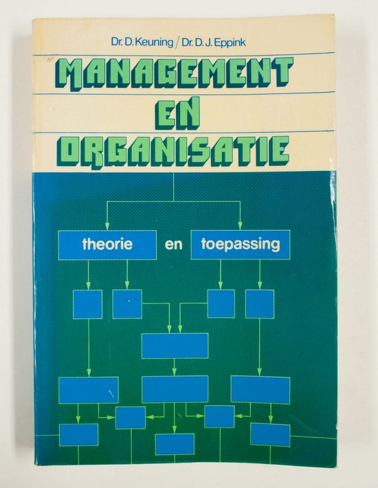 Management en organisatie - Keuning, Derk - Jan Eppink
