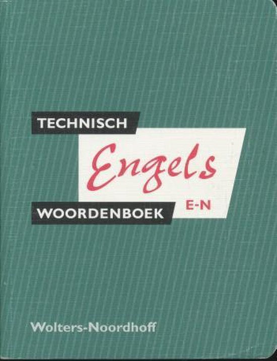 Technisch Engels Woordenboek 1 Engels - Nederlands - J.M.A. Graus