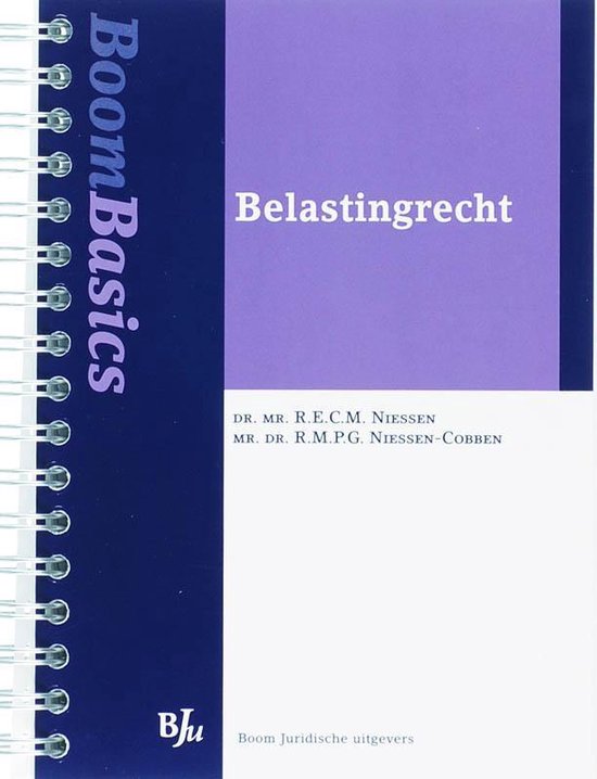 Boom Basics Belastingrecht - R.E.C.M. Niessen, R.M.P.G. Niessen - Cobben