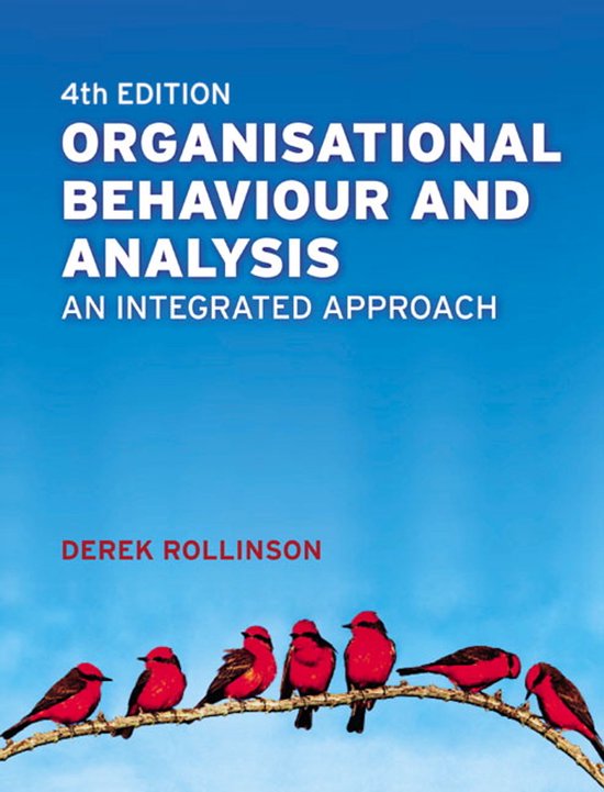 Organisational Behaviour & Analysis - Derek Rollinson, Aysen Broadfield